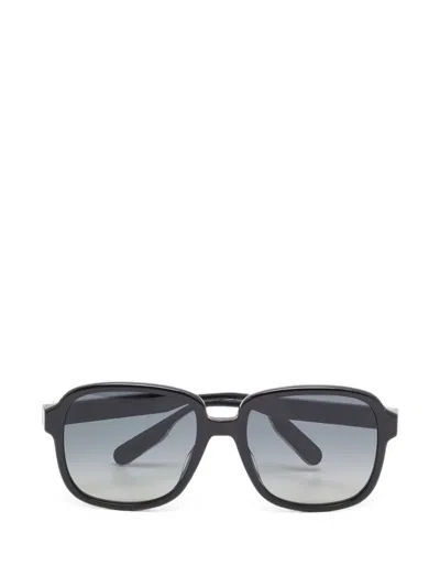 Pre-owned Dior Ibbon S1i Square Sunglasses In Black