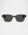Dior Obliques1i Square-frame Acetate Sunglasses In Black