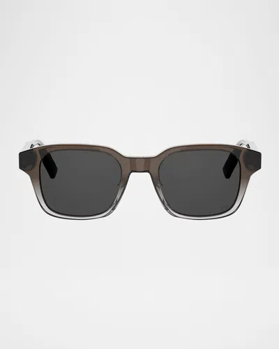 Dior Obliques1i Square-frame Acetate Sunglasses In Black