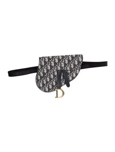 Pre-owned Dior Issimo Belt Bag In Blue