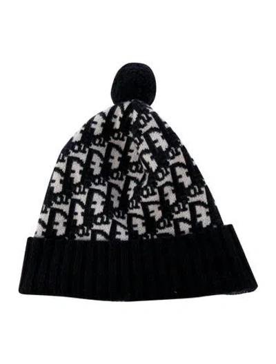 Pre-owned Dior Issimo Cashmere Beanie In Blue