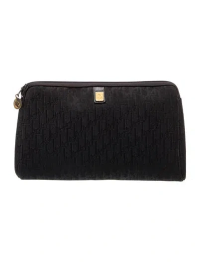 Pre-owned Dior Issimo Clutch Vintage In Black