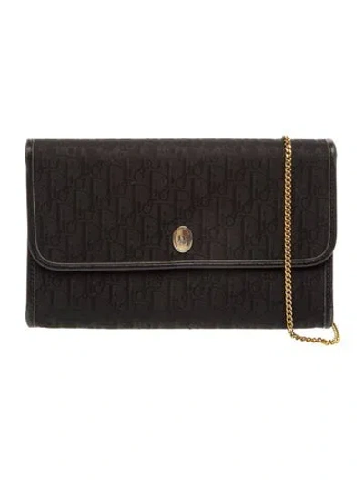 Pre-owned Dior Issimo Clutch Vintage In Black
