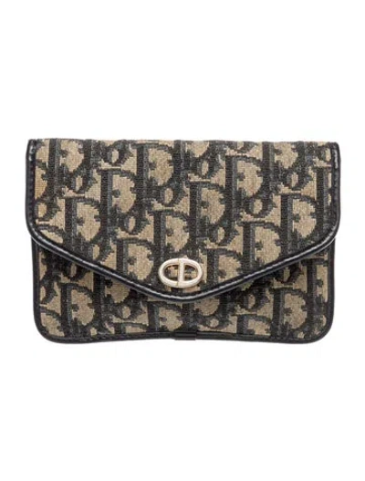 Pre-owned Dior Issimo Clutch Vintage In Blue