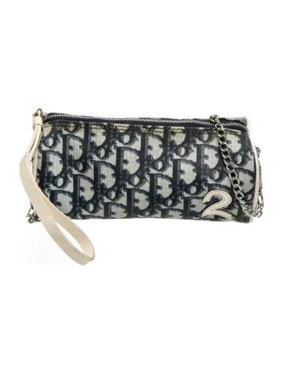 Pre-owned Dior Issimo Clutch Vintage In Blue