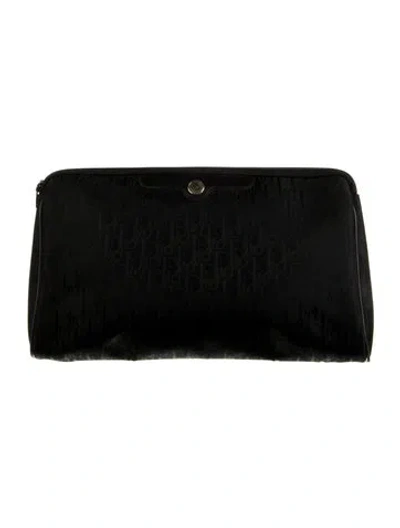 Pre-owned Dior Issimo Cosmetic Bag In Black