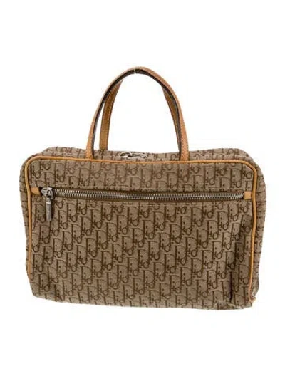 Pre-owned Dior Issimo Cosmetic Bag In Brown