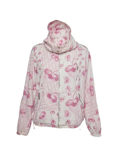 Pre-owned Dior Issimo Flower-detail Jacket In White