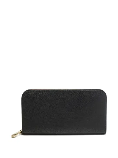 Pre-owned Dior Issimo Leather Wallet In Black