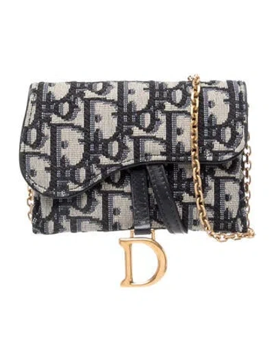 Pre-owned Dior Issimo Pattern Canvas Wallet In Neutrals