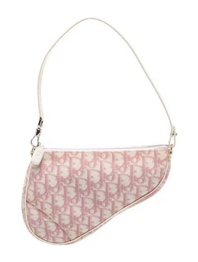 Pre-owned Dior Issimo Saddle Pochette Mini Vintage In Multi