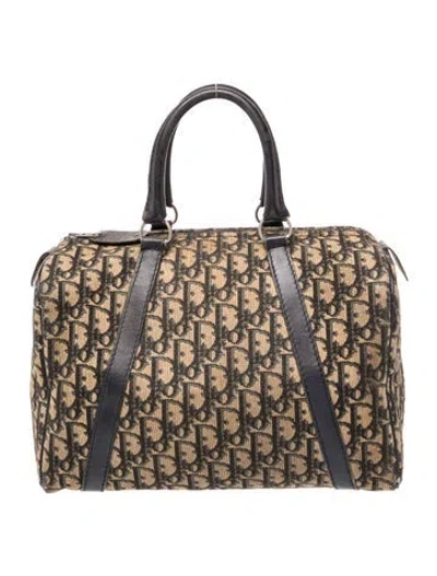 Pre-owned Dior Issimo Top Handle Bag In Blue