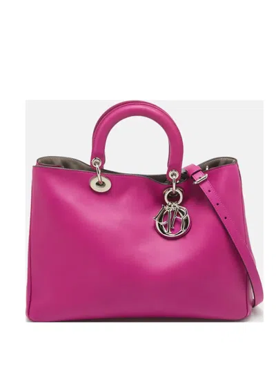 Pre-owned Dior Issimo Tote Bag In Pink