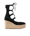 Dior Iver Wedge Heel Short Boots In Black