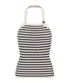 Dior Iviera Backless Vest In Multicolor