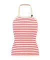 Dior Iviera Backless Vest In Pink