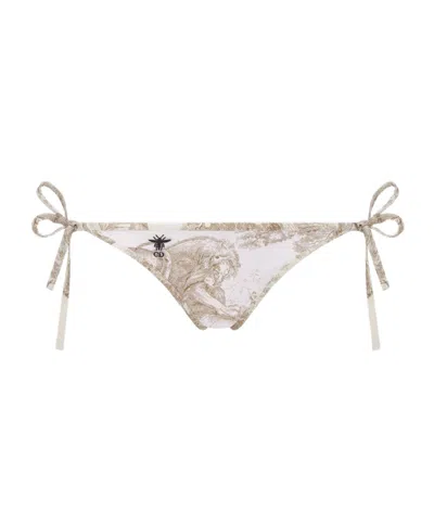 Dior Iviera Bikini Bottom In White