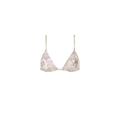 Dior Iviera Bikini Top In Brown
