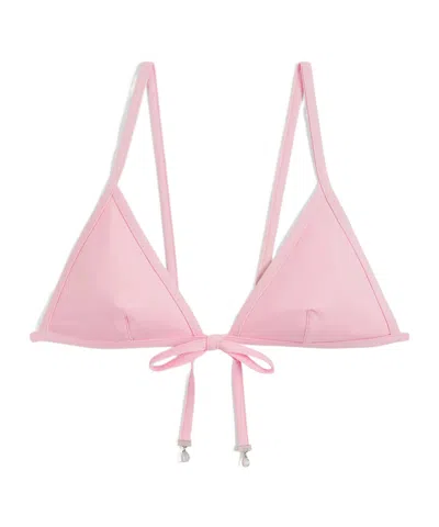 Dior Iviera Bikini Top In Pink