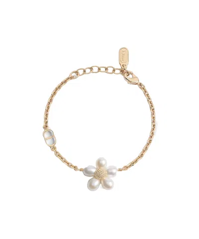 Dior Iviera Brushbloom Bracelet In Yellow