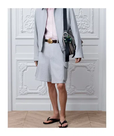 Dior Iviera Cargo Shorts In Blue