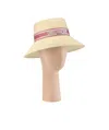 Dior Iviera D-bobby Large Brim Bucket Hat In Yellow