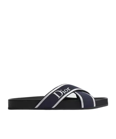 Dior Iviera  Aqua Sandal In Blue