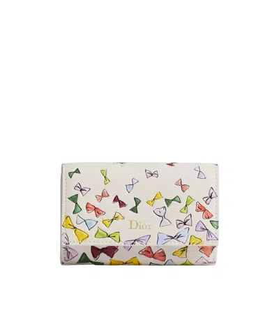Dior Iviera  Glycine Wallet In White