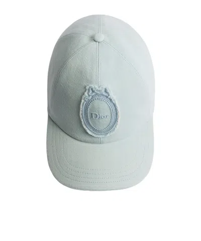 Dior Iviera  Medaillon D-player Cap In Blue