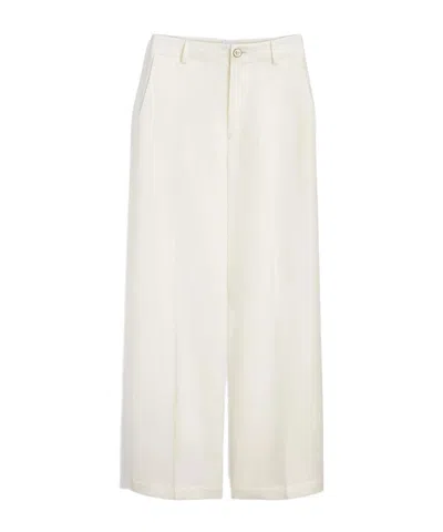 Dior Iviera  Médaillon Flared Pants In White