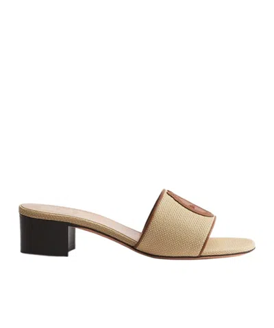 Dior Iviera  Médaillon Heeled Slide In Multi