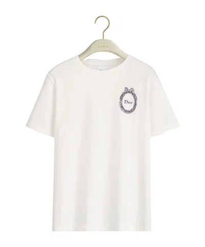 Dior Iviera  Médaillon T-shirt In Multi