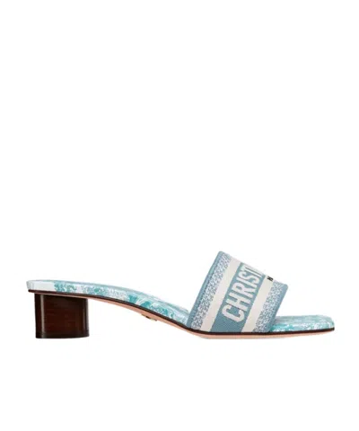 Dior Iviera Dway Heeled Slide In Multi