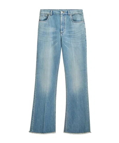 Dior Iviera Flared Jeans In Blue