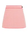 Dior Iviera Flared Miniskirt In Pink