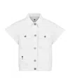 Dior Iviera Jacket With Cap Sleeves In White