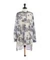 Dior Iviera Long Blouse In Gray