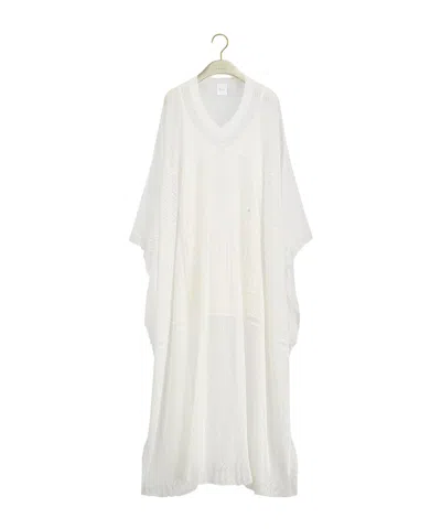 Dior Iviera Long Dress In White