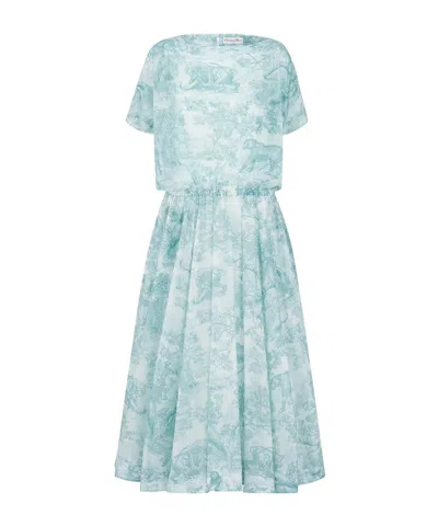 Dior Iviera Mid-length Flared Dress
