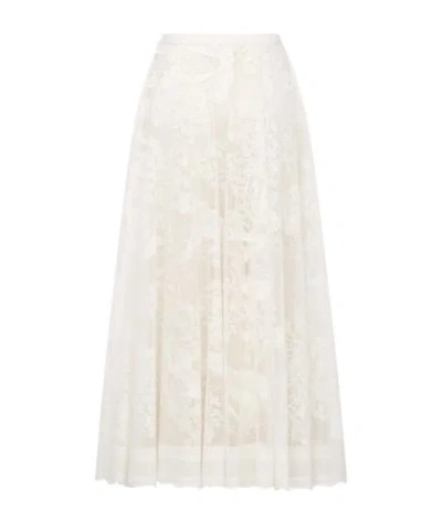 Dior Iviera Mid-length Flared Skirt