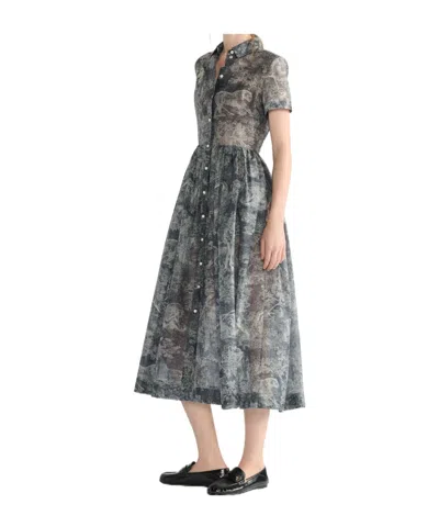 Dior Iviera Mid-length Shirtdress In Multi