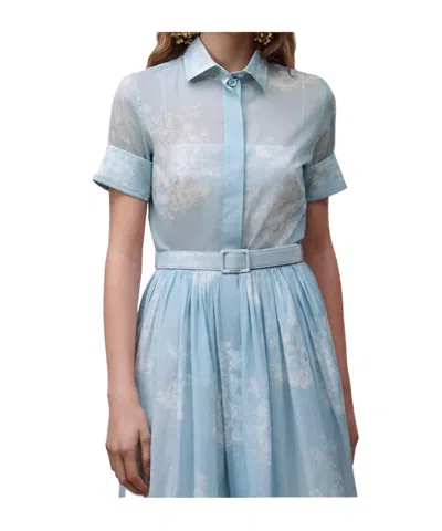 Dior Iviera Mid-length Shirtdress In Blue