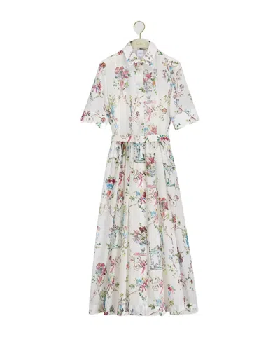 Dior Iviera Mid-length Shirtdress In White