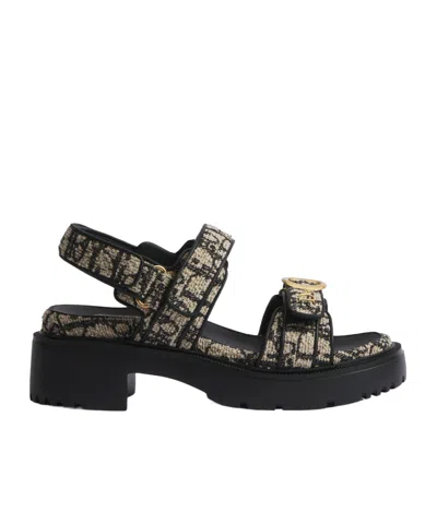 Dior Iviera My Platform Sandals In Black