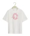 Dior Iviera Oversized T-shirt In White