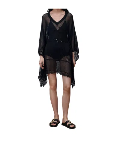 Dior Iviera Short Fitted Dress In Black