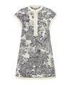 Dior Iviera Short Flared Dress In Multi