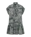 Dior Iviera Short Shirtdress In Multi