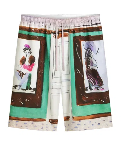 Dior Iviera Shorts In White