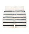 Dior Iviera Shorts In White And Navy Blue